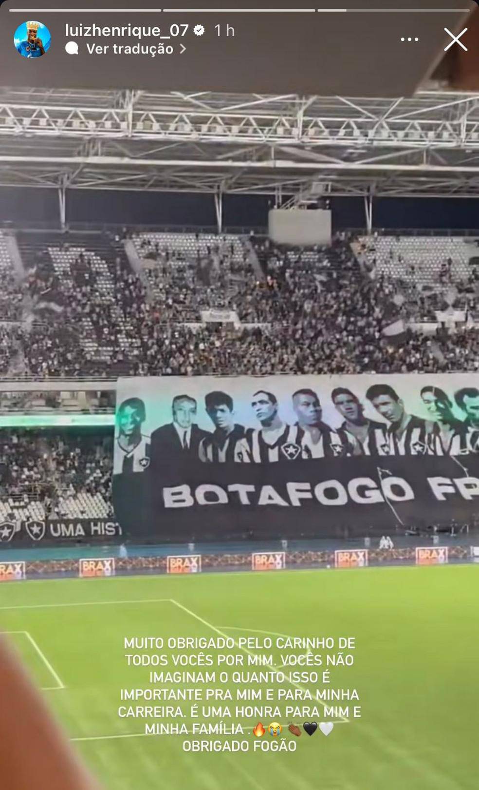 Luiz Henrique agradece homenagem em bandeirao