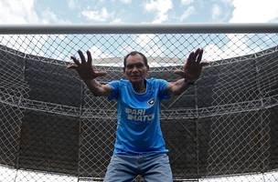 Manga, idolo do Botafogo (Foto: Vitor Silva/BFR)