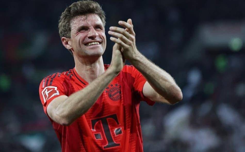 Muller tem 12 titulos da Bundesliga com o Bayern de Munique
