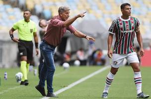 Renato Gaucho e Thiago Silva em Fluminense x Bragantino (Foto: Alexandre Durao)