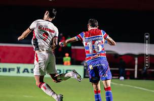 Tricolor sofreu reves por 2 a 1 para o Vitoria no Barradao. (Foto: Matheus Amorim/FEC)