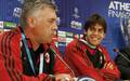 Ancelotti e Kaka ja trabalharam juntos no Milan e no Real Madrid (Foto: Olivier Morin / AFP
