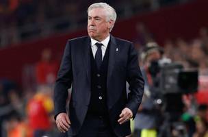 Ancelotti e o novo tecnico da selecao brasileira (Foto: Divulgacao / Real Madrid)