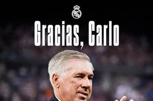 Carlo Ancelotti encerrou passagem no Real (Foto: Divulgacao / Real Madrid)