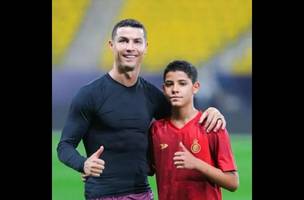Cristiano Ronaldo Jr atua na base do Al-Nassr, da Arabia Saudita (Foto: Reproducao / Internet)