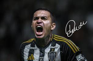 Dudu com a camisa do Atletico-MG (Foto: Arte Atletico-MG)