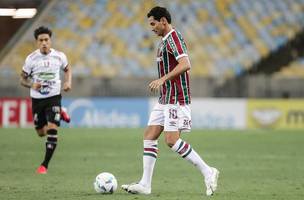 Ganso, comecou a partida como titular do Fluminense contra o Once Caldas (Foto: LUCAS MERCON / FLUMINENSE)