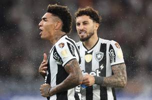 Igor Jesus autor do segundo com do Botafogo contra o Estudiantes (Foto: Vitor Silva/Botafogo)