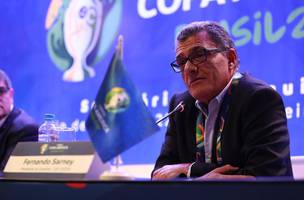 Interventor Fernando Sarney, futuro vice-presidente da CBF, conduziu Assembleia Geral Extraordinaria nesta manha de sabado (Foto: Lucas Magalhaes/CBF)