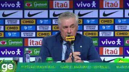 Longo abraco de Ancelotti em Vini Jr chamou a atencao na goleada sobre o Borussia Dortmund