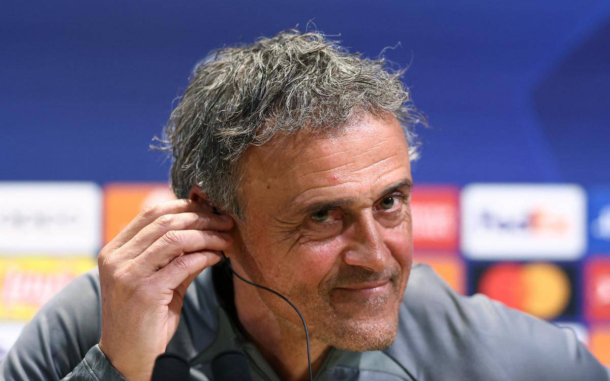 Luis Enrique e o treinador do PSG