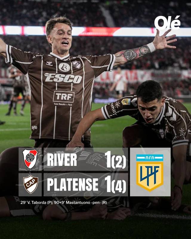 Platense elimina o River Plate