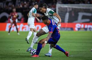 Richard Rios em Bragantino x Palmeiras (Foto: Fabio Giannelli/AGIF)
