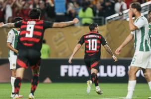Arrascaeta celebra gol marcado pelo Flamengo sobre o Esperance (TUN) (Foto: Gilvan de Souza / Flamengo)