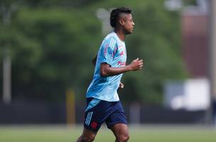 Bruno Henrique em treino do Flamengo (Foto: Gilvan de Souza/Flamengo)