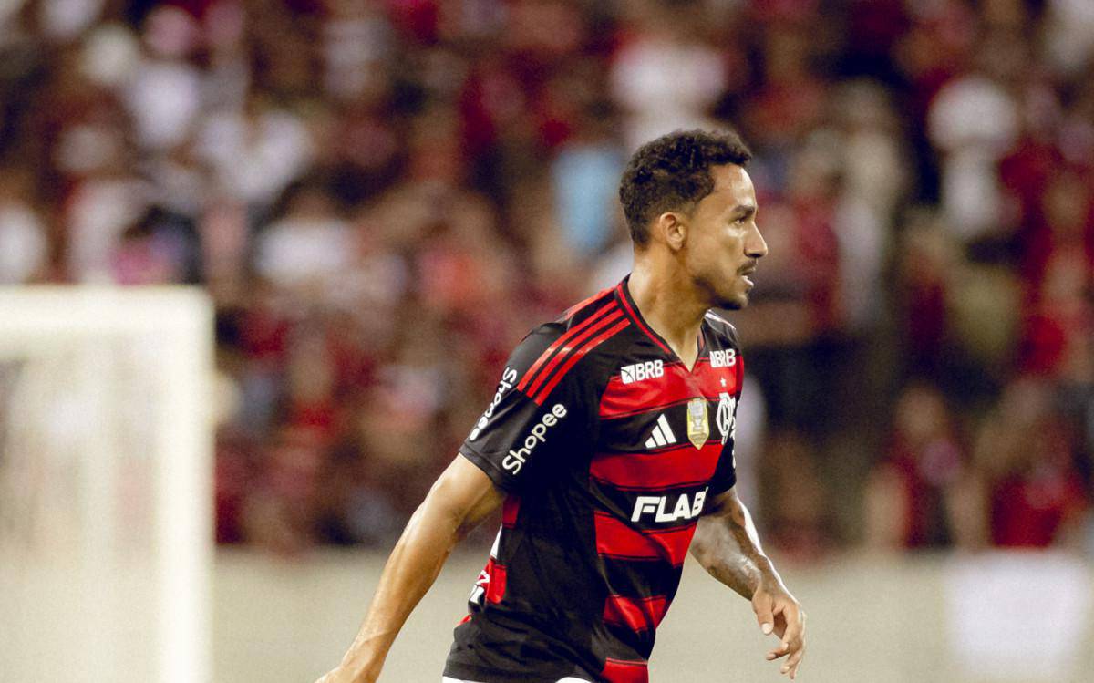 Danilo em acao pelo Flamengo