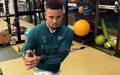 Gabriel Jesus durante treino na Academia de Futebol do Palmeiras (Foto: Reproducao