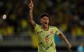 Jorge Carrascal comemora gol da Colombia no Pre-Olimpico (Foto: Ernesto Guzman / EFE