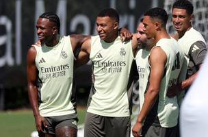 Kylian Mbappe retorna aos treinos do Real Madrid apos gastroenterite (Foto: REUTERS/Hannah Mckay/File Photo)
