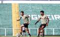 Lucas Dias e Ligger em treino no Orlando Scarpelli (Foto: Patrick Floriani/FFC