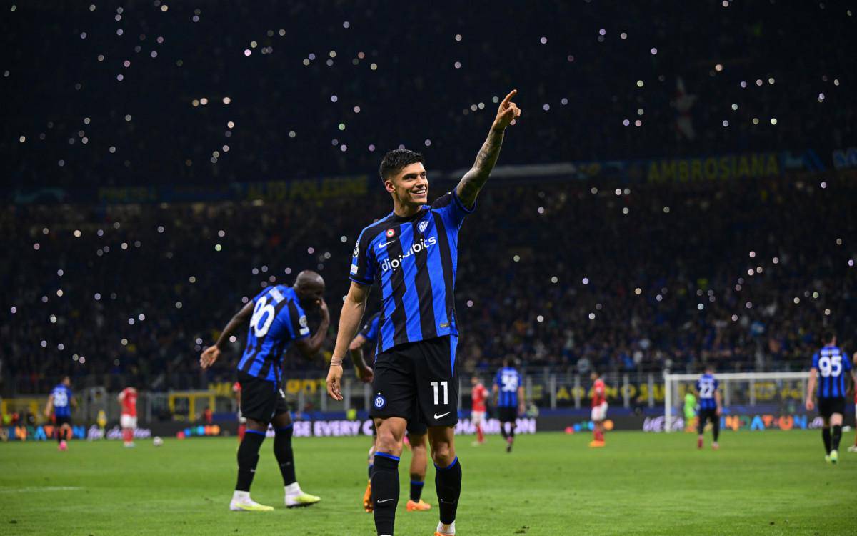 Na ultima temporada, Joaquin Correa fez dois gols e deu tres assistencias em 22 jogos pela Inter de Milao