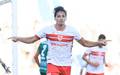 Nathan Melo comemora gol do CRB contra o Coruripe, no Campeonato Alagoano de 2025 (Foto: Reproducao / Ailton Cruz