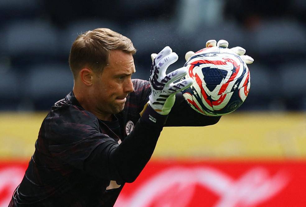 Neuer, goleiro do Bayern de Munique, na Copa do Mundo de Clubes