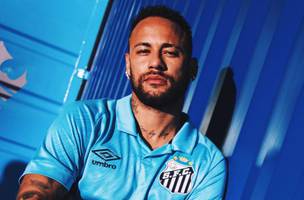 Neymar, porem, preferiu se preservar para voltar 100% no Santos (Foto: Divulgacao / Santos FC)