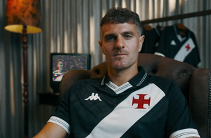 Nova camisa preta do Vasco para 2025 e a ultima da parceria com a Kappa (Foto: Reproducao de video)
