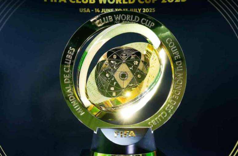 O trofeu da Copa do Mundo de Clubes 2025