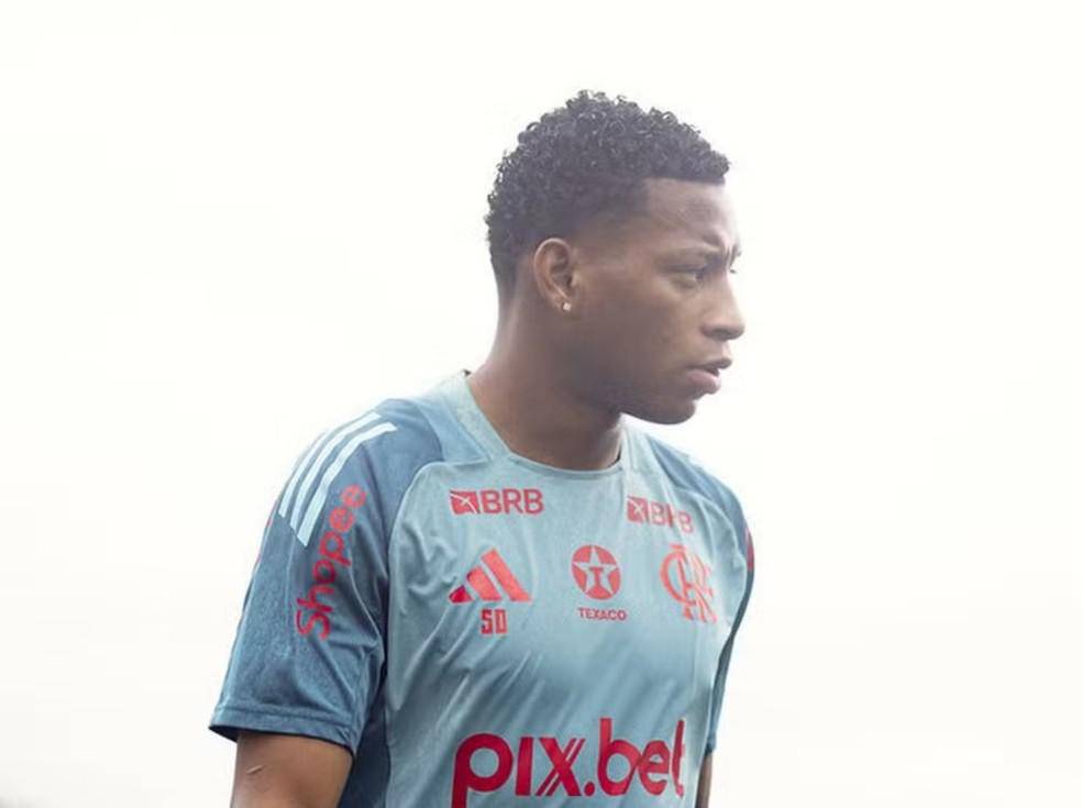 Plata em treino do Flamengo