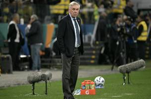 Sob comando de Ancelotti, o Brasil se garantiu na Copa do Mundo de 2026 (Foto: Nelson Almeida / AFP)