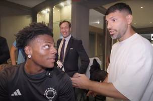 Speed e Aguero falam sobre Messi e Cristiano Ronaldo (Foto: Reproducao)