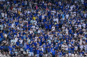 Torcida do Cruzeiro na Arena do Jacare (Foto: Gustavo Aleixo/ Cruzeiro)