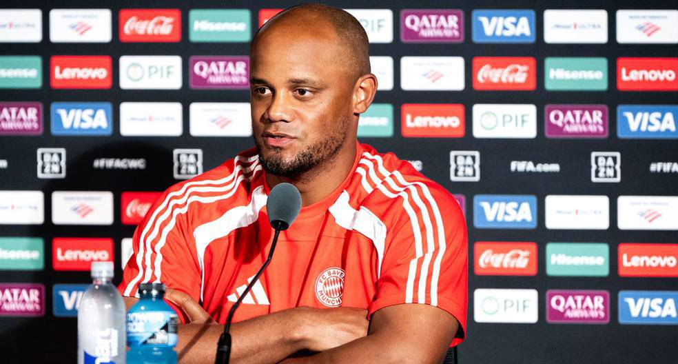 Vincent Kompany, tecnico do Bayern de Munique, revela nao ter ficado surpreso com a qualidade do Flamengo