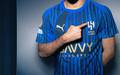 Abderrazak Hamdallah assume a camisa 10 do Al-Hilal, que estava vaga desde a saida de Neymar (Foto: Divulgacao / Al-Hilal