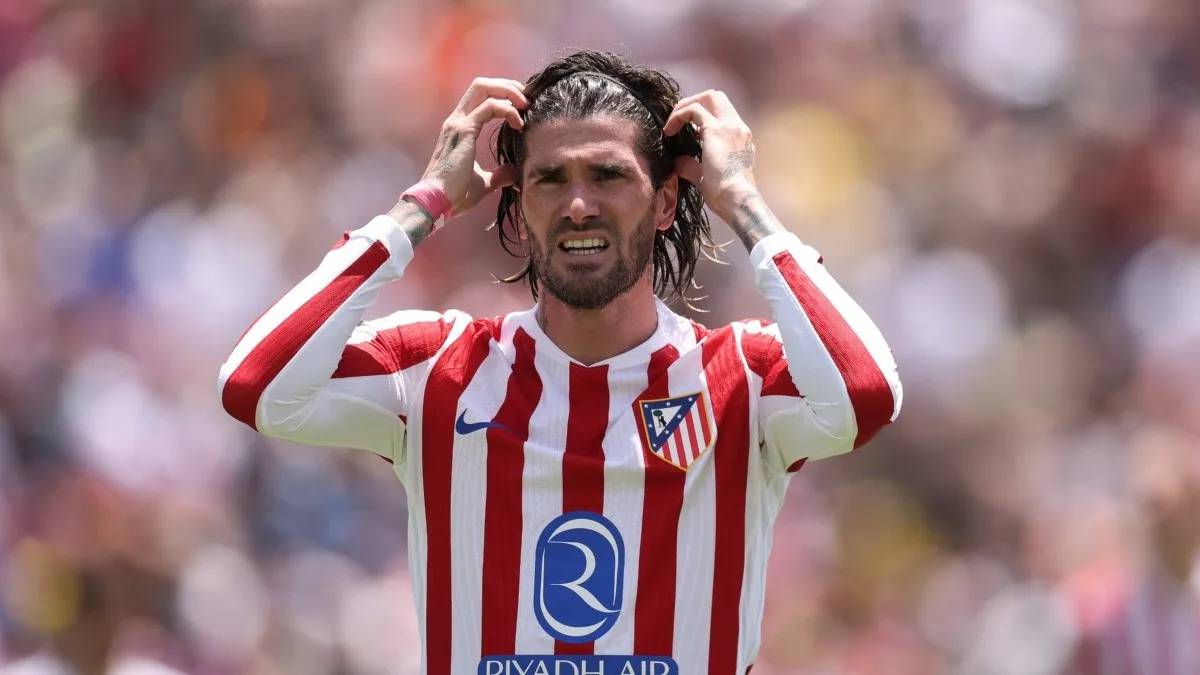 De Paul em eliminação do Atlético de Madrid