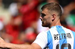 Desejo do Flamengo, Lucas Beltran em acao pela selecao da Argentina (Foto: Internet)