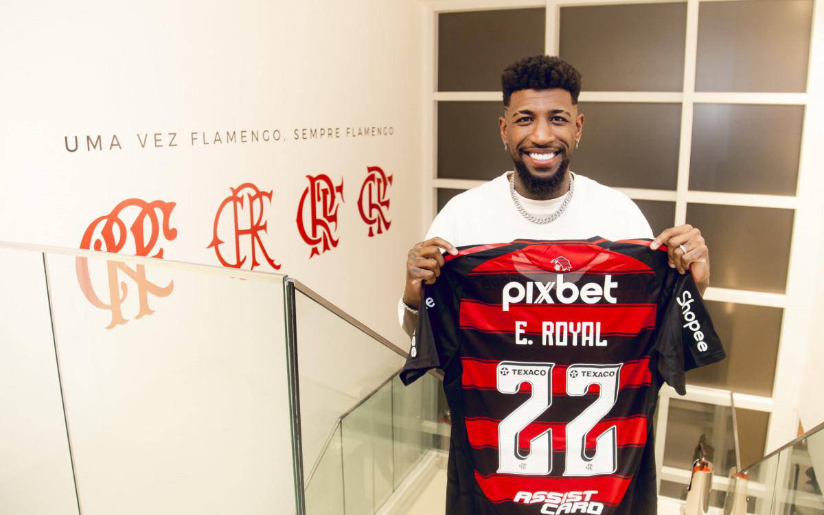Emerson Royal assinou vinculo com o Flamengo ate o fim de 2028