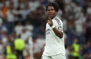 Endrick marcou sete gols na primeira temporada completa pelo Real Madrid (Foto: Pierre-Philippe Marcou/AFP)
