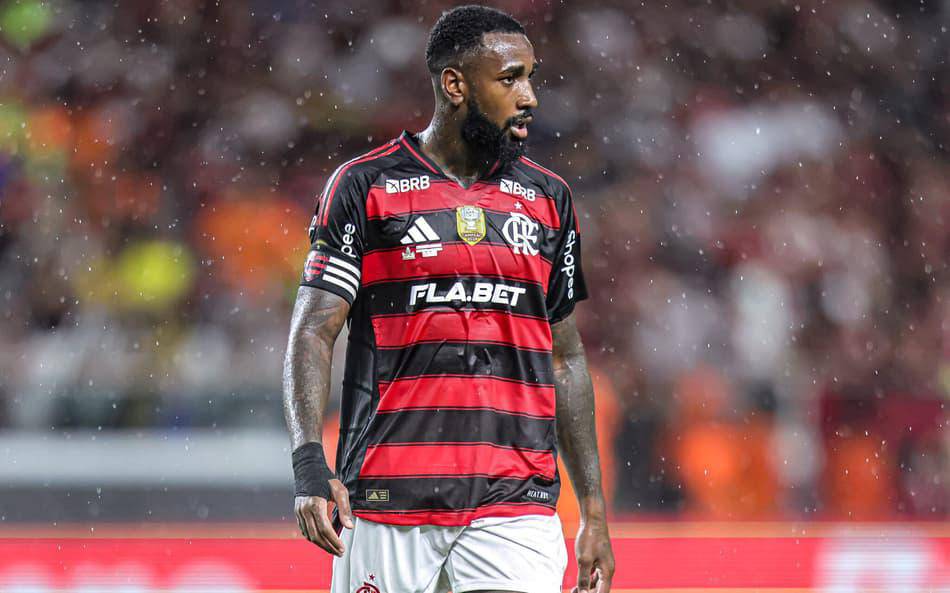 Gerson em Flamengo x Bayern de Munique pelas oitavas da Copa do Mundo de Clubes 2025