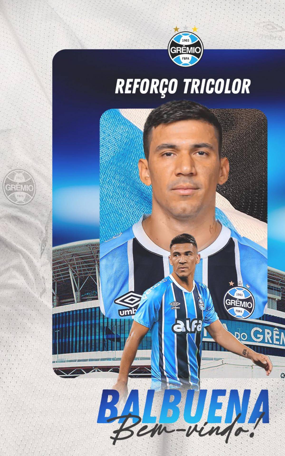 Gremio anunciou Balbuena