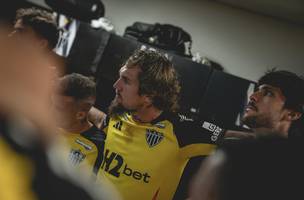 Lyanco, zagueiro do Atletico-MG, antes do jogo contra o Bahia (Foto: Pedro Souza)