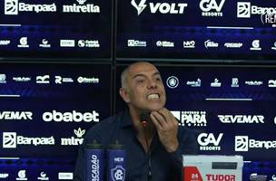 Marcos Braz evita falar sobre polemica envolvendo De La Cruz: "Esta aqui..." (Foto: Reproducao/Remo TV)