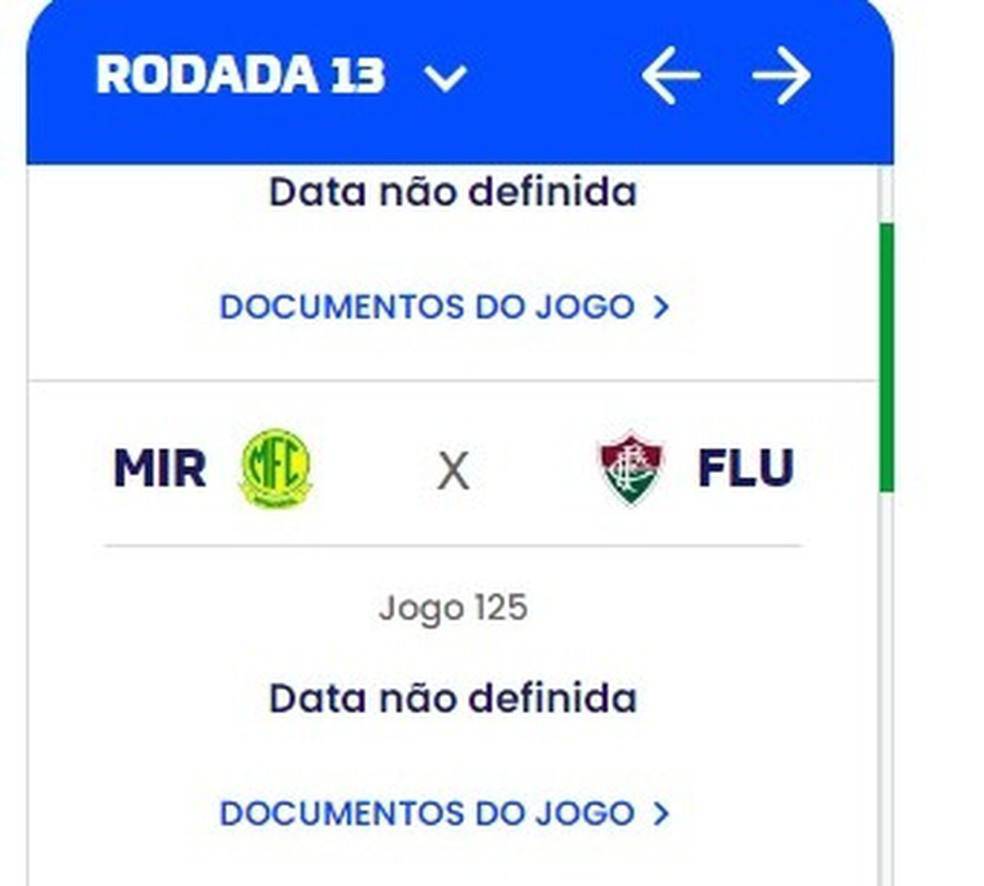 Mirassol x Fluminense ainda nao tem data definida