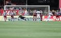 Momento em que Fabio defende penalti cobrado por Luciano (Foto: Lucas Mercon / Fluminense FC