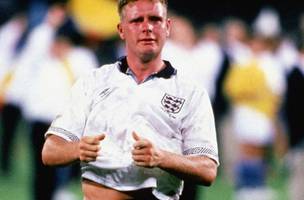 Paul Gascoigne foi internado apos ser encontrado inconsciente em casa (Foto: AFP)
