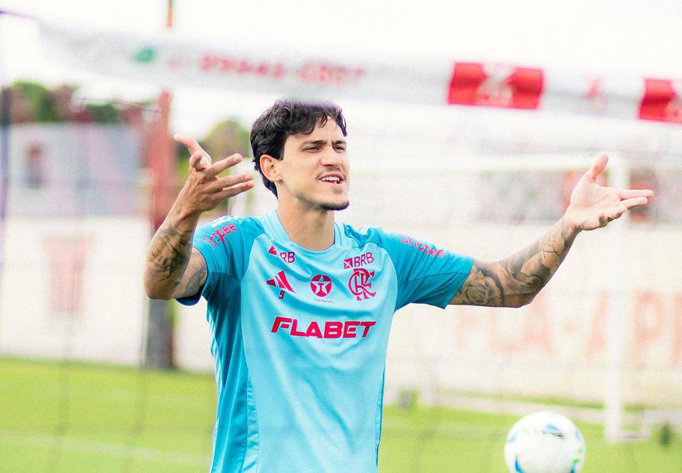Pedro treino Flamengo