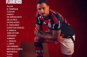 Relacionados do Flamengo contra o Santos (Foto: Divulgacao)