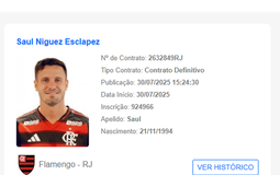 Flamengo regulariza Saúl e Samuel Lino, reforços prontos para estrear